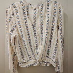 Pink Republic Diamond Patterned Blouse